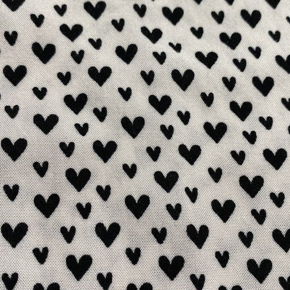 NWOT Velvet Heart || Women White Long Sleeve Button-Down high low Shirt Sz Small - Picture 5 of 8